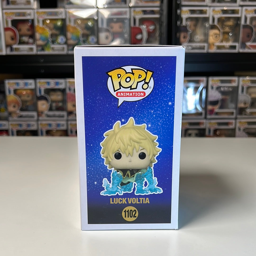Funko Pop! Animation Black Clover Luck Voltia Chase #1102 Autographed - JSA Authenticated