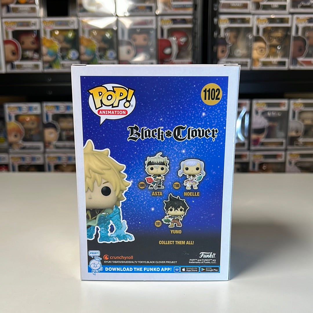 Funko Pop! Animation Black Clover Luck Voltia Chase #1102 Autographed - JSA Authenticated