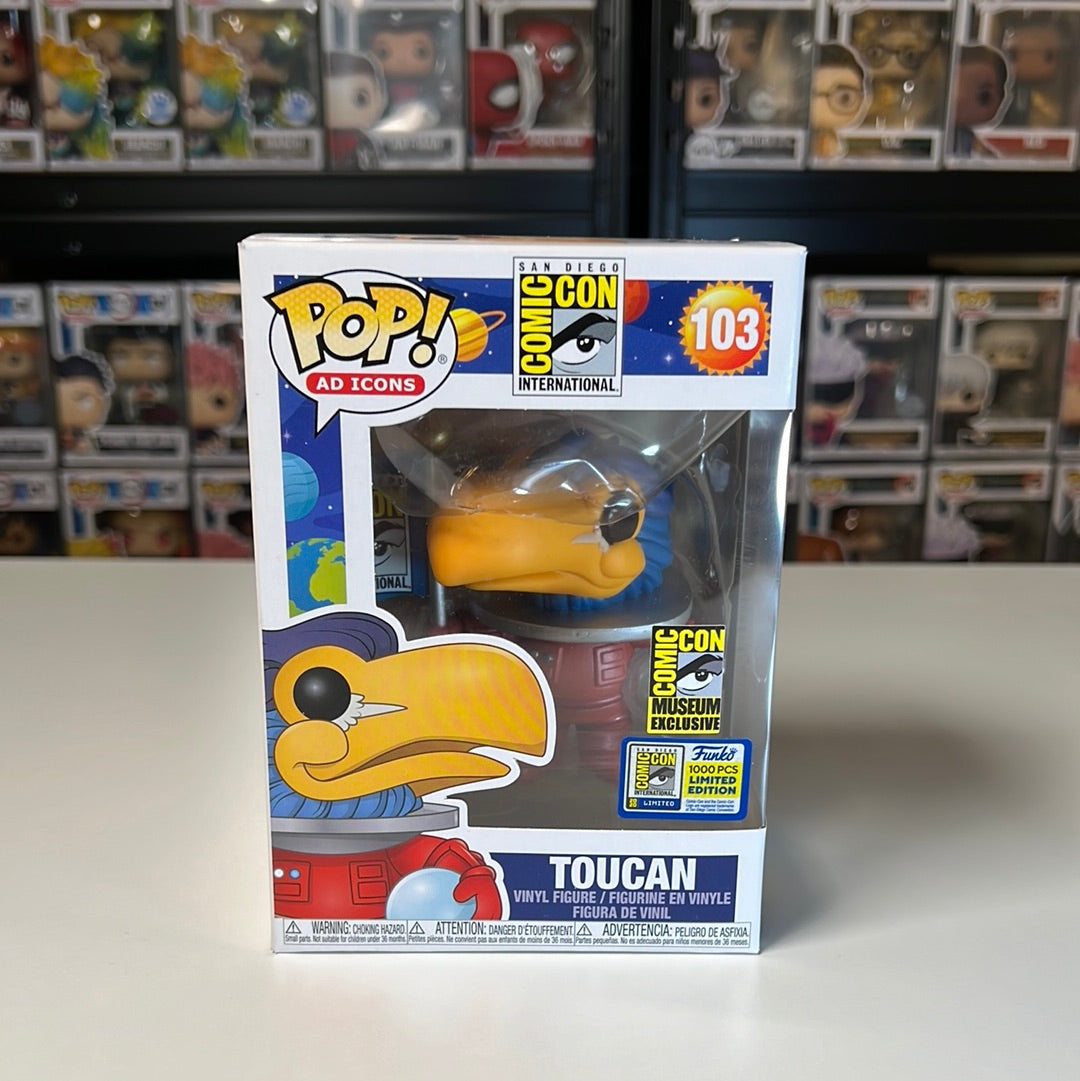 Funko POP! Ad Icons: Toucan [Astronaut Red] 2020 SDCC 1000 PCS/ Museum Exclusive #103
