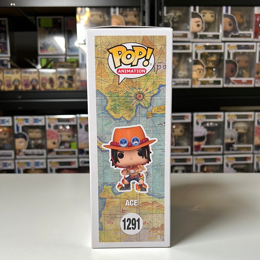 Funko Pop Cover! Animation: One Piece - Ace Wanted Poster Funko Exclusive #1291