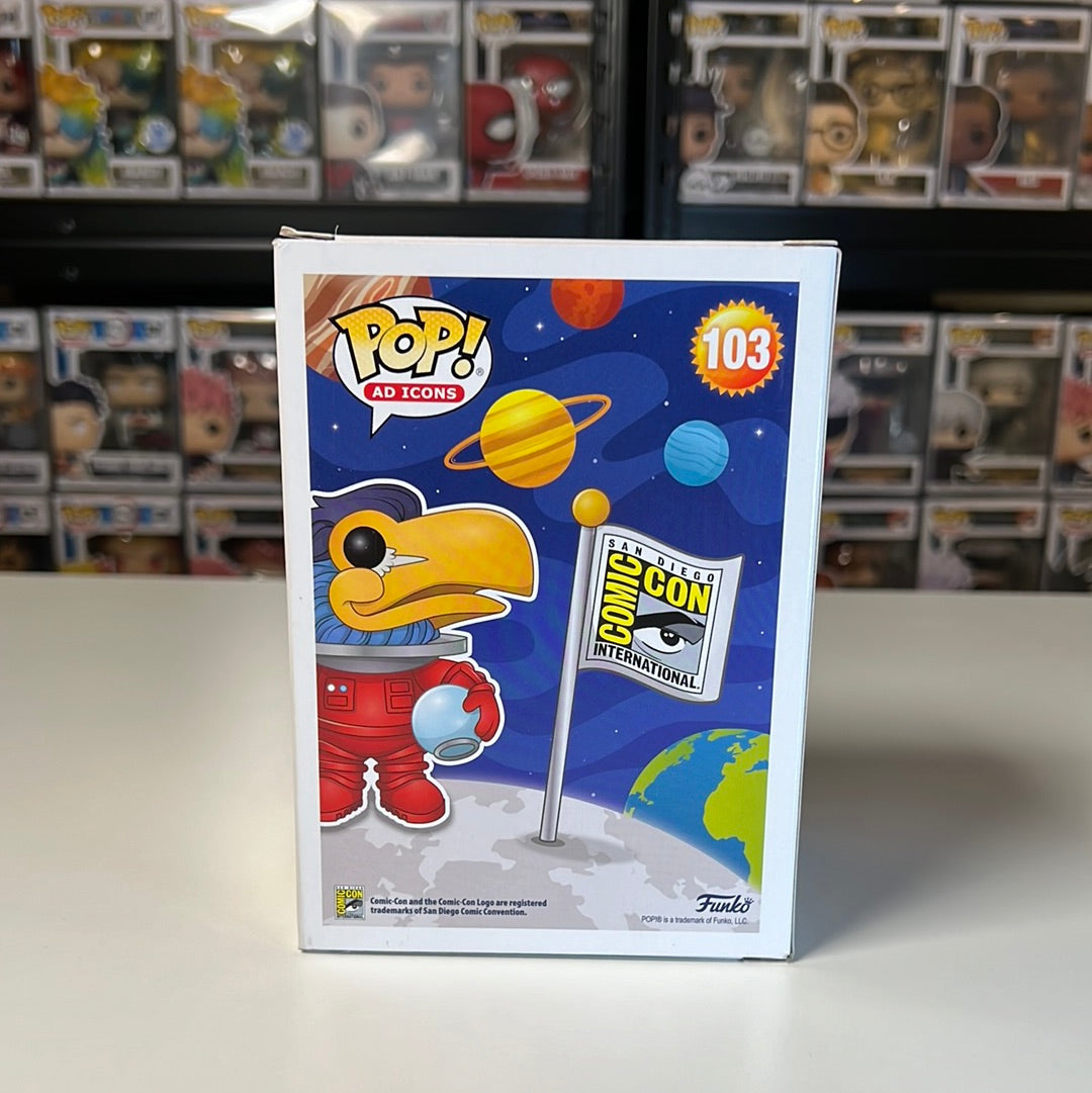 Funko POP! Ad Icons: Toucan [Astronaut Red] 2020 SDCC 1000 PCS/ Museum Exclusive #103