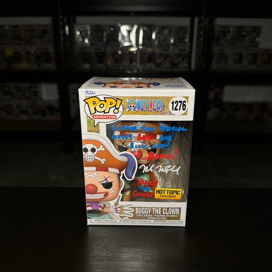 Funko Pop! One Piece Buggy The Clown 1276 Signed by Mike McFarland