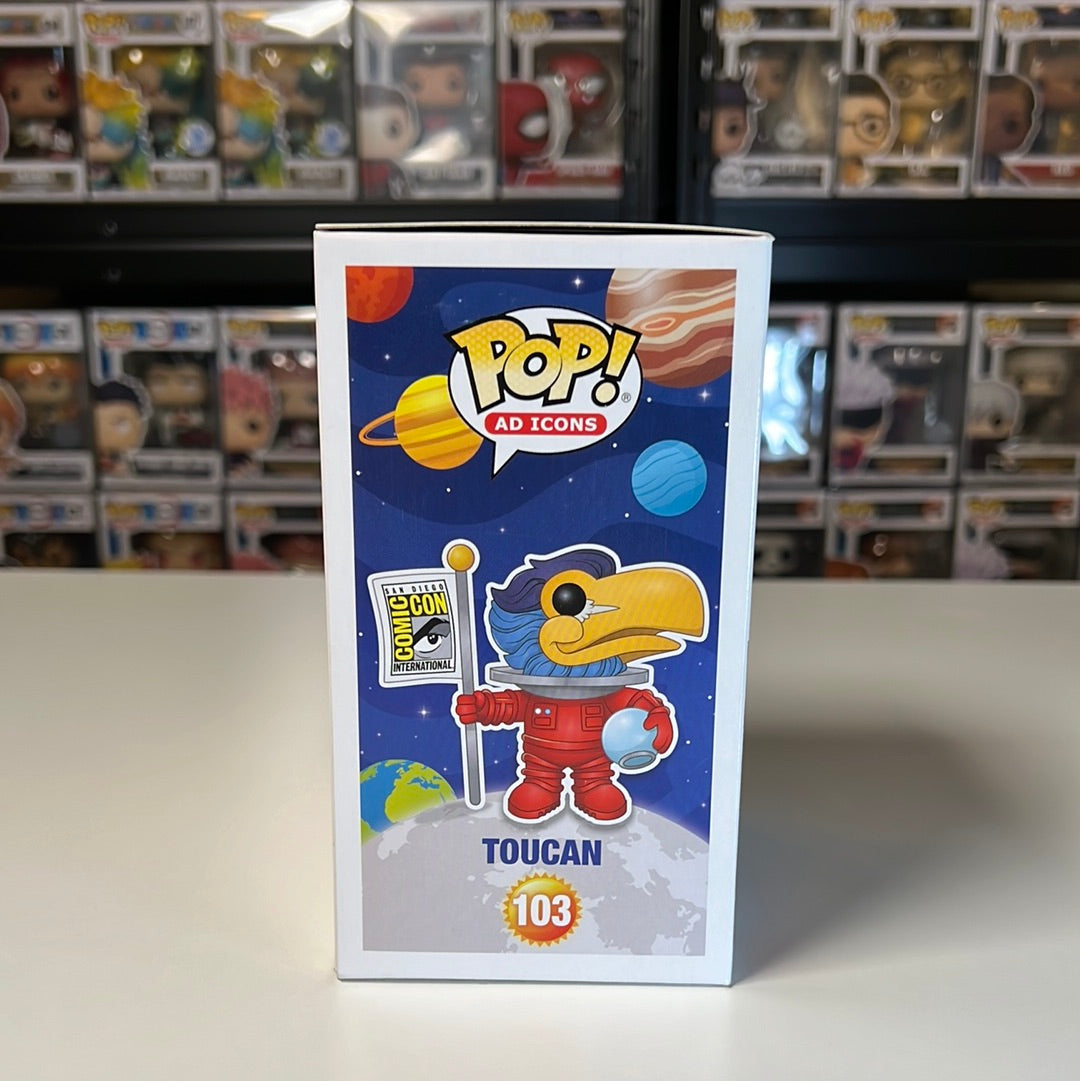Funko POP! Ad Icons: Toucan [Astronaut Red] 2020 SDCC 1000 PCS/ Museum Exclusive #103
